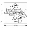 Cherish Your Life Wall Quote Decal